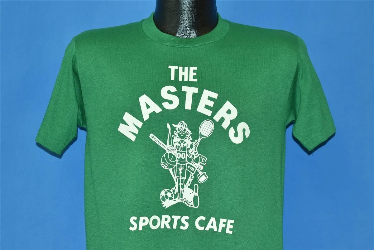 90s The Masters Sports Cafe Bar Green t-shirt Medium