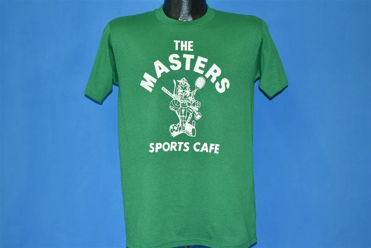 90s The Masters Sports Cafe Bar Green t-shirt Medium