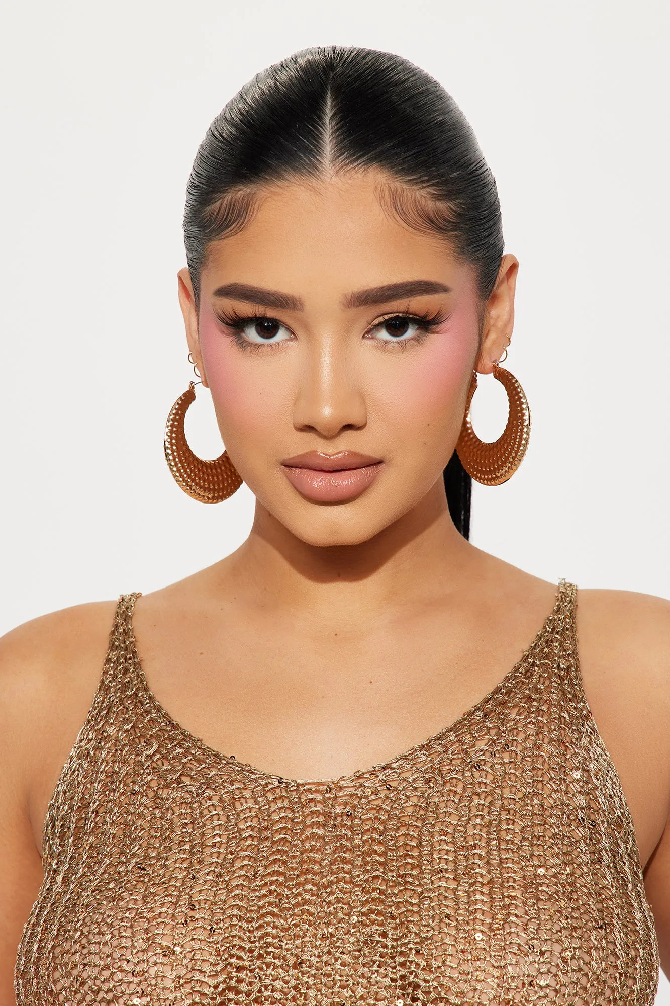 Amed Hoop Earrings - Gold