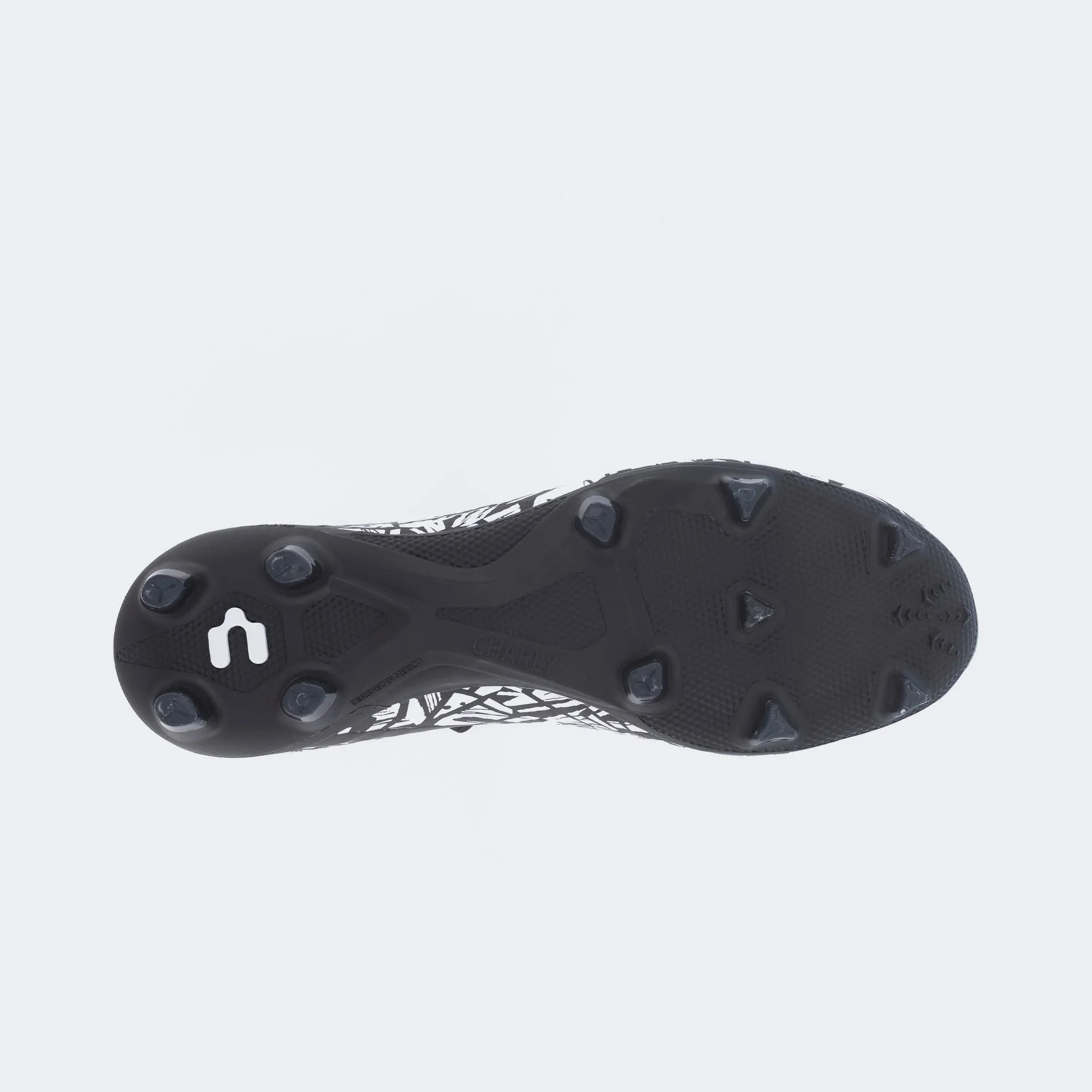 Charly Neovolution PFX Soccer Cleats - Black/White