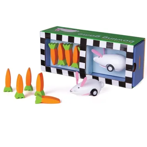 Jack Rabbit Creations Bunny and Carrot Bowling Toy
