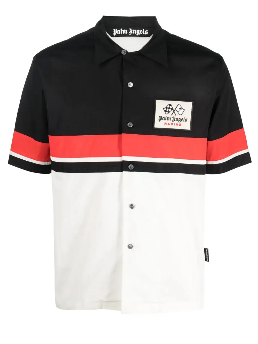 Palm Angels X Moneygram Haas F1 Team Racing Bowling Shirt