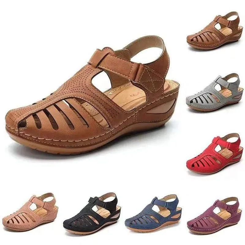 Vintage Wedge Sandals For Women